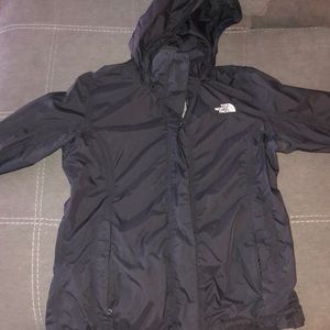 North face rain coat